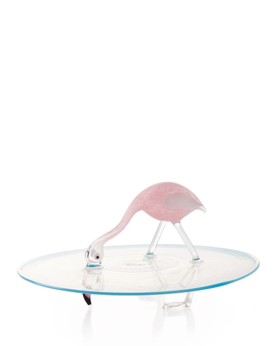 Massimo Lunardon Flamingo Cake Plate