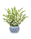 Winward Gladiolus Arrangement In Oval Planter