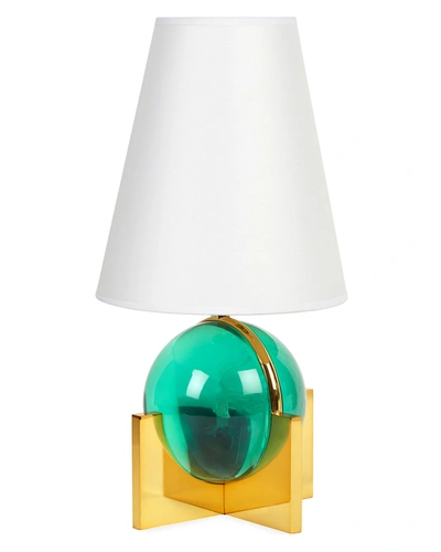 Jonathan Adler Globo Vanity Lamp In Green