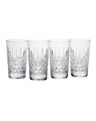 Reed & Barton Hamilton Crystal 4-piece Highball Glass Set In Clear And No Colour