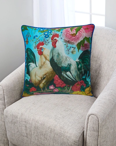 Yana Movchan Two Brothers Silk Pillow