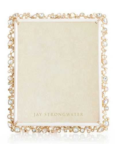 Jay Strongwater Bejeweled Frame, 8" X 10" In Gold