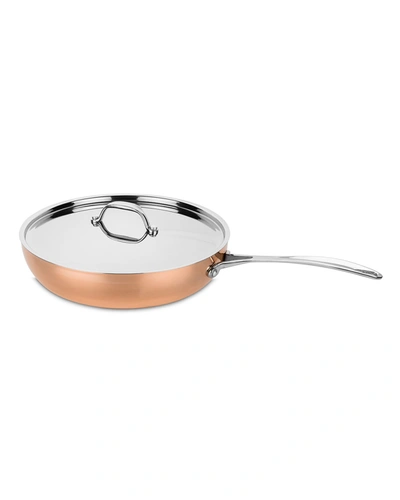 Mepra Toscana 10.2" Frying Pan With Lid In Copper