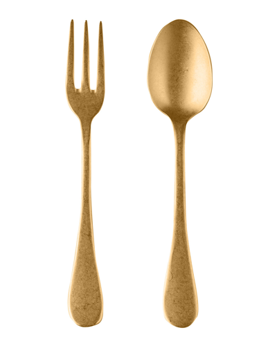 Mepra Vintage Oro Serving Set In Gold