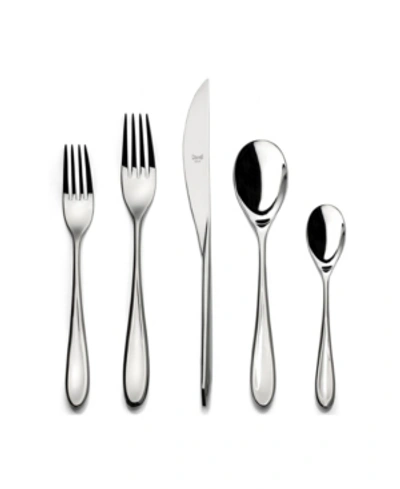 Mepra Forma Flatware Set, 20 Pieces In Silver-tone