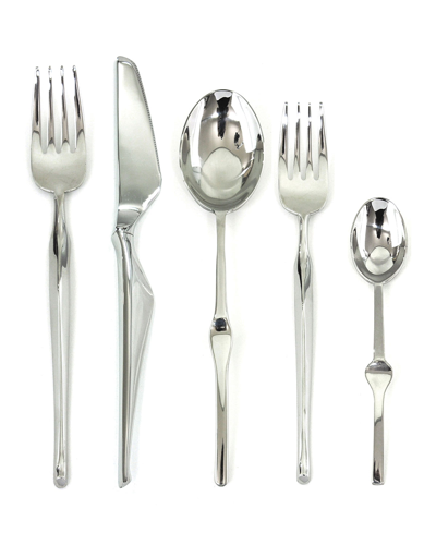 Mepra Ergonomica 5-piece Flatware Set In Silver