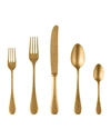 Mepra Vintage Oro 20-piece Flatware Set In Gold