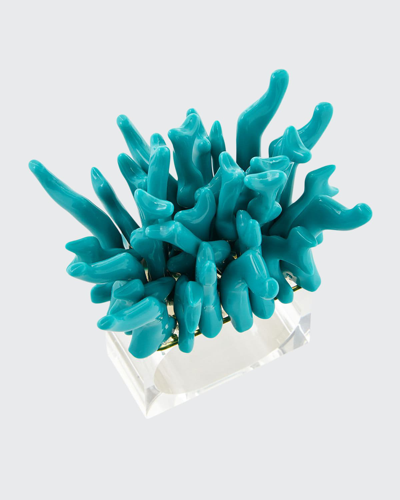 Kim Seybert Amalfi Napkin Rings, Set Of 4 In Turquoise