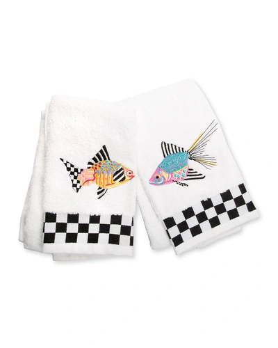 Mackenzie-childs Fantasia Fish Hand Towels, Set Of 2