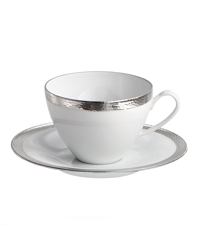 Michael Aram Silversmith 2-piece Porcelain Cup & Saucer Set