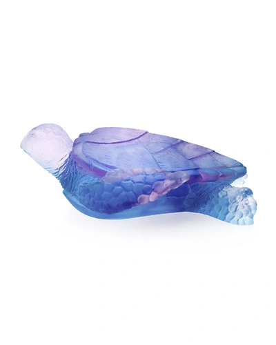 Daum Coral Sea Medium Sea Turtle, Blue/pink