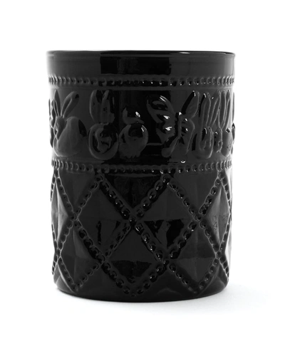 Hunt Slonem Arcadia Tumbler, Black