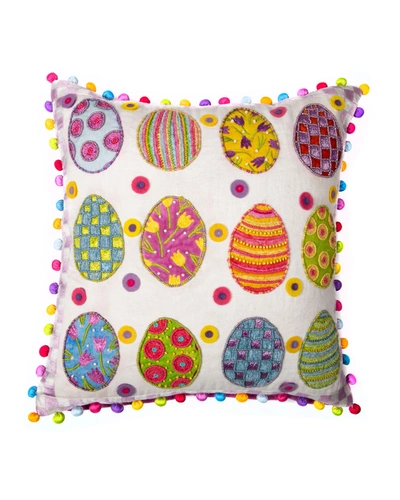 Patience Brewster Painted Egg Pillow