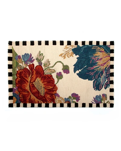 Mackenzie-childs Flower Market Reflections Rug, 2' X 4'