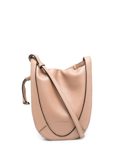 Ulla Johnson Lee Leather Pouch In Neutrals