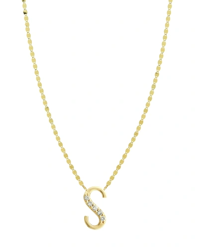 Lana Get Personal Initial Pendant Necklace With Diamonds In S