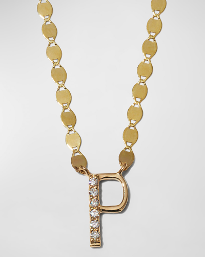 Lana Get Personal Initial Pendant Necklace With Diamonds