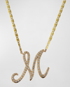 Lana 14k Malibu Diamond Initial Necklace