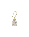 Atelier Paulin 18k Solitaire Stone-drop Earring, Single In Pink