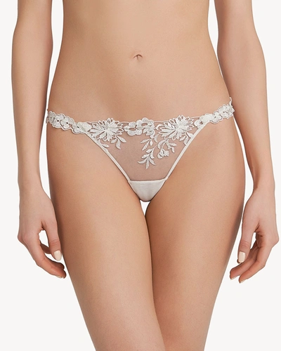 La Perla Zephyr Thong In Off White