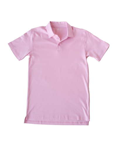 Brown Bowen And Company Kids' Planters Inn Polo - Monogram Option In Pink
