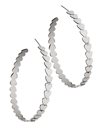 Jennifer Zeuner Dream Hoop Earrings In Silver