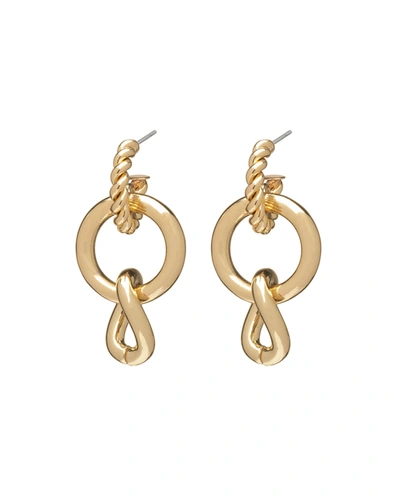 Dannijo Louisa Dangle Earrings In Gold