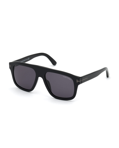 Tom Ford Men's Thor Square Sunglasses In Black