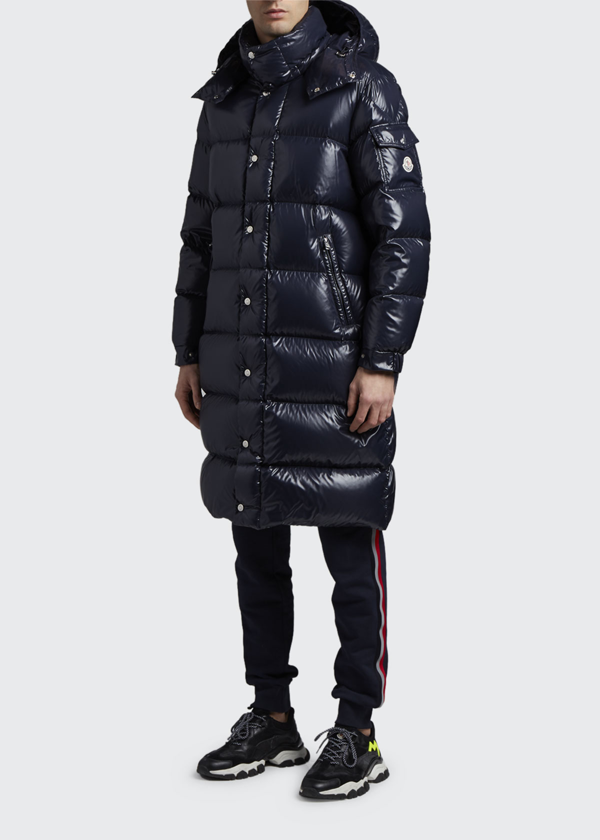 moncler long puffer coat