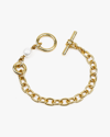 Ben-amun Chain Bracelet With Pearly Drop In Gold