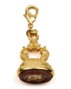 Ben-amun Intaglio Stamp Charm In Gold