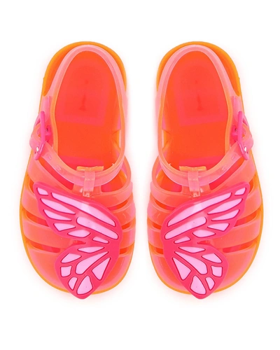 Sophia Webster Girl's Butterfly Jelly Caged Sandals, Baby/toddlers In Pink