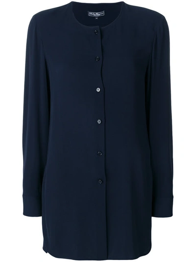 Ferragamo Salvatore  Blouse Dress - Blue