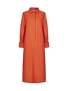 Max Mara Odile Dress In Orange