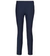 The Row Sotto High-rise Slim Cady Pants In Blue