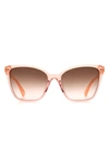 Kate Spade Amiya Acetate Cat-eye Sunglasses In Pink