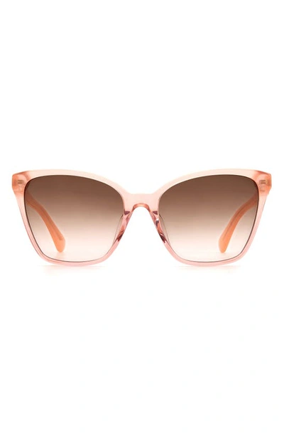 Kate Spade Amiya Acetate Cat-eye Sunglasses In Pink