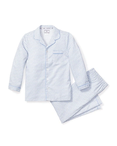 Petite Plume Baby's, Little Girl's & Girl's 2-piece La Mer Pyjama Set In Blue