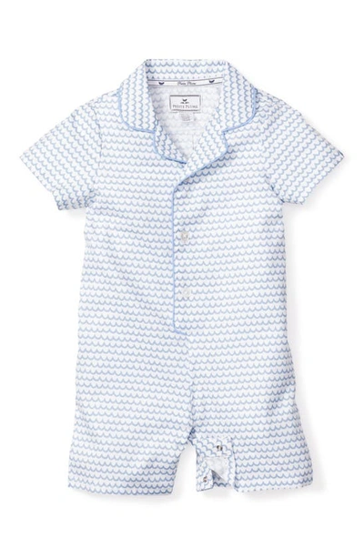 Petite Plume Babies' Kid's La Mer Short-sleeve Classic Playsuit In Multi Pattern