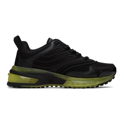 Givenchy Giv 1 Mixed Leather Transparent-sole Runner Sneakers In Default Title