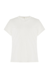 The Row Wesler Short-sleeve Top In Bright White