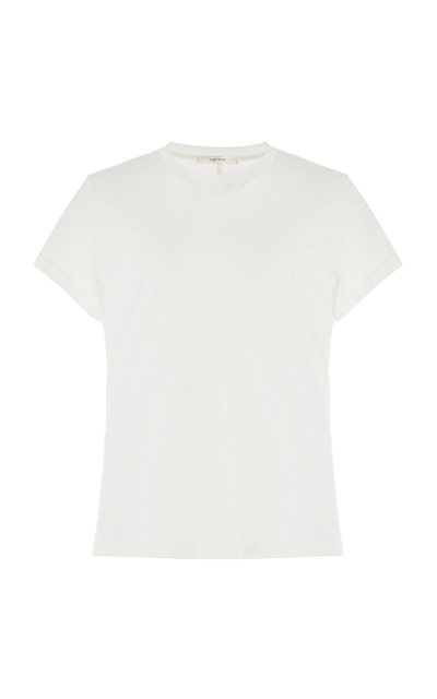 The Row Wesler Short-sleeve Top In White