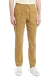 Vince Men's Micro-corduroy Drawstring Pants In Brown