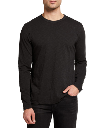 Theory Men's Cosmos Essential Long-sleeve T-shirt In Black