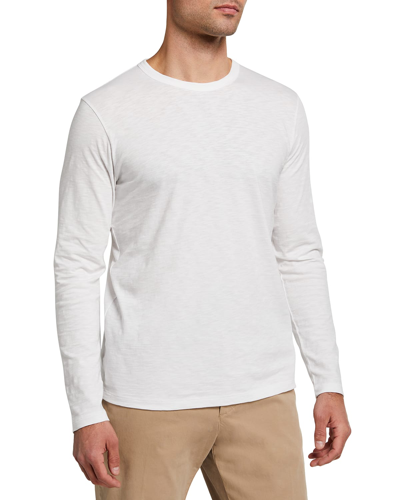 Theory Essential Anemone Long Sleeve T-shirt In White