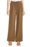 Vince Tie-front Pull-on Pants In Ojai