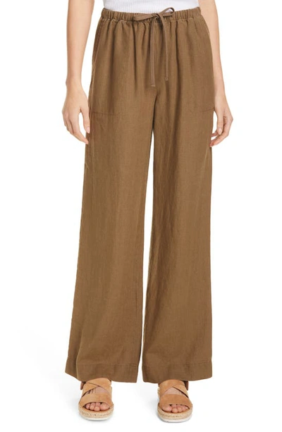 Vince Tie-front Pull-on Pants In Ojai