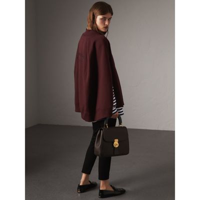 Burberry Embroidered Jersey Cape In 
