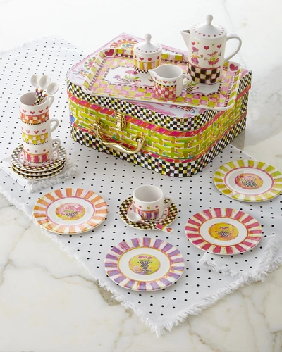 Mackenzie-childs Tea Party Tea Set In Multi Colors