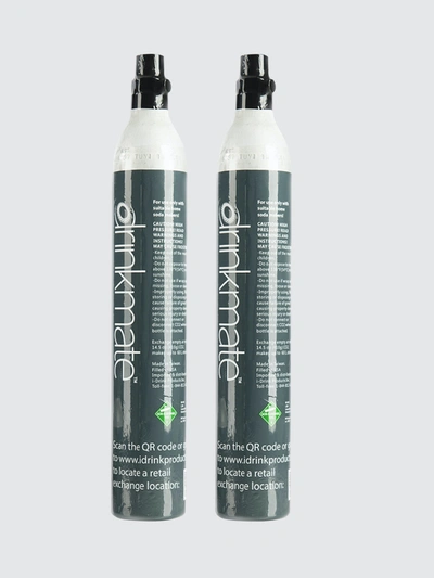 Drinkmate 60l Co2 Cylinders (2 Pack) In Silver